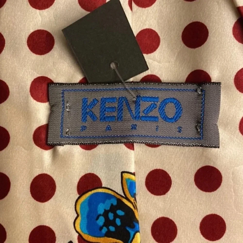 NWT Kenzo Silk Tie New in original packaging